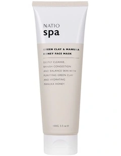 Spa Green Clay & Manuka Honey Face Mask 100g