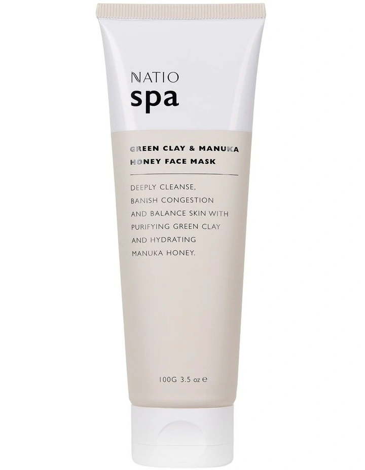 Spa Green Clay & Manuka Honey Face Mask 100g image 1