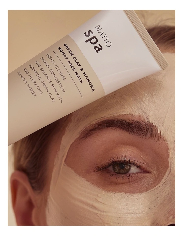 Spa Green Clay & Manuka Honey Face Mask 100g image 4