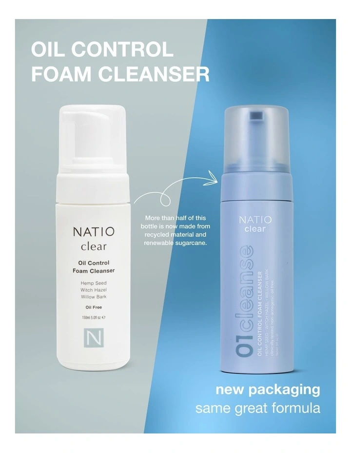 Clear Oil Control Foam Cleanser 150ml image 4