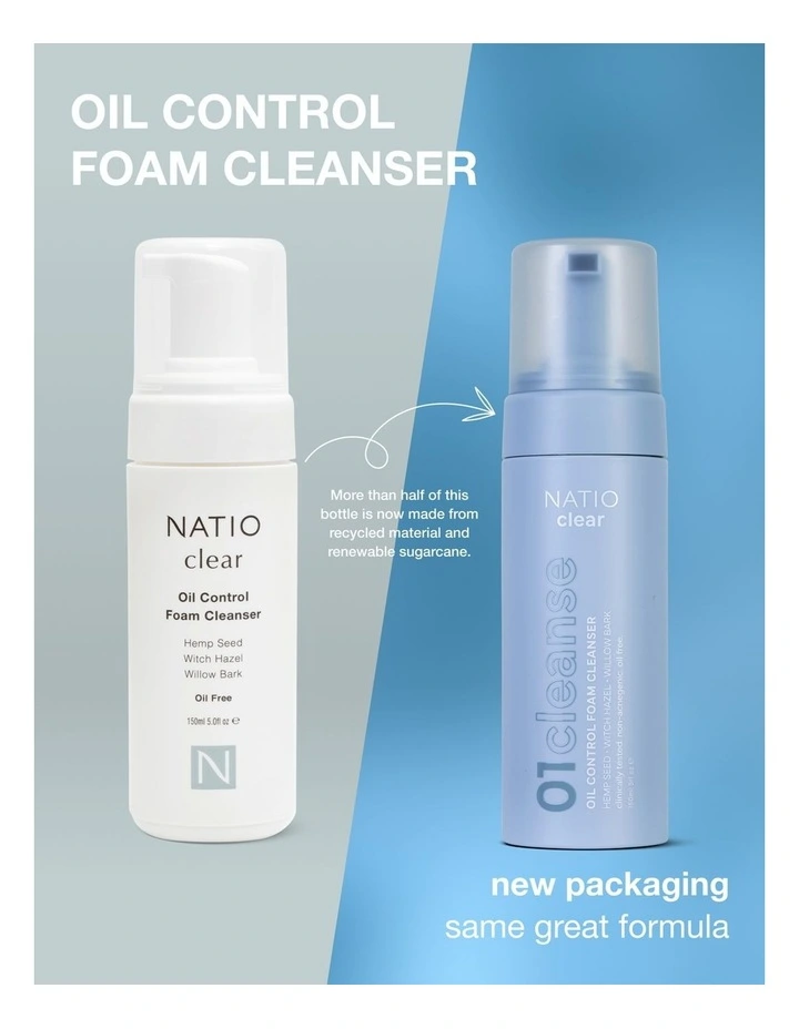 Clear Oil Control Foam Cleanser 150ml image 4