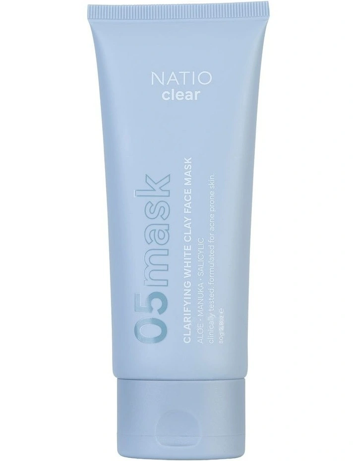 Clear Clarifying White Clay Face Mask 80ml image 1