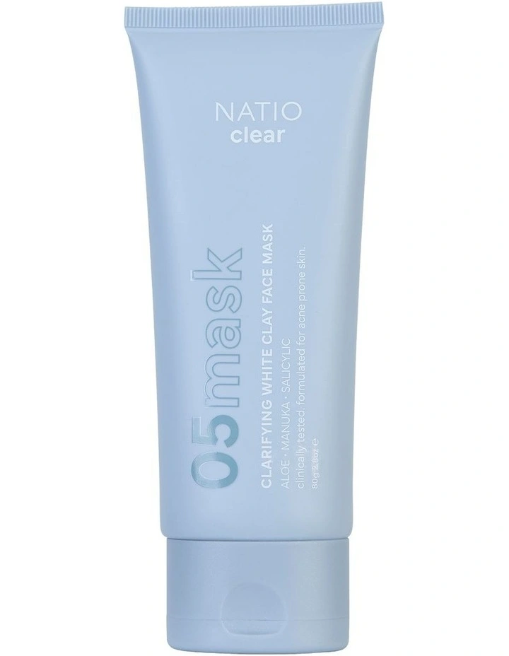Clear Clarifying White Clay Face Mask 80ml image 1