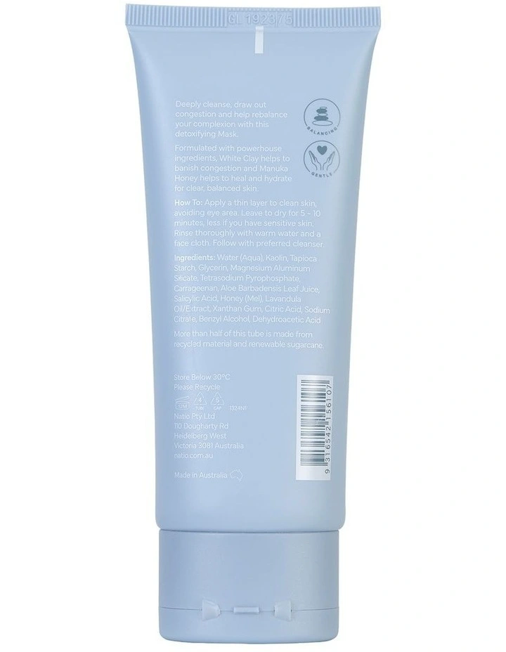 Clear Clarifying White Clay Face Mask 80ml image 2