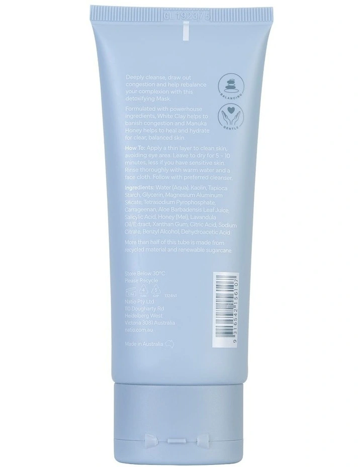 Clear Clarifying White Clay Face Mask 80ml image 2