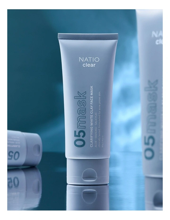 Clear Clarifying White Clay Face Mask 80ml image 3