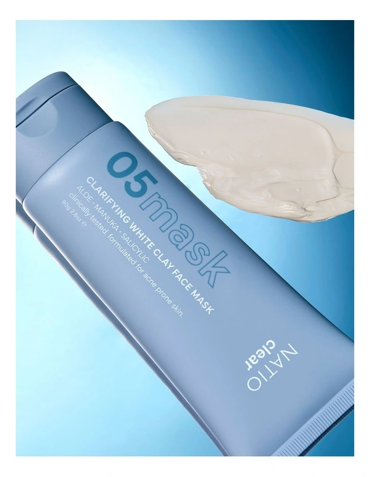 Clear Clarifying White Clay Face Mask 80ml image 4