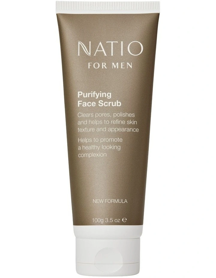 Natio for Men Purifying Face Scrub 100g image 1