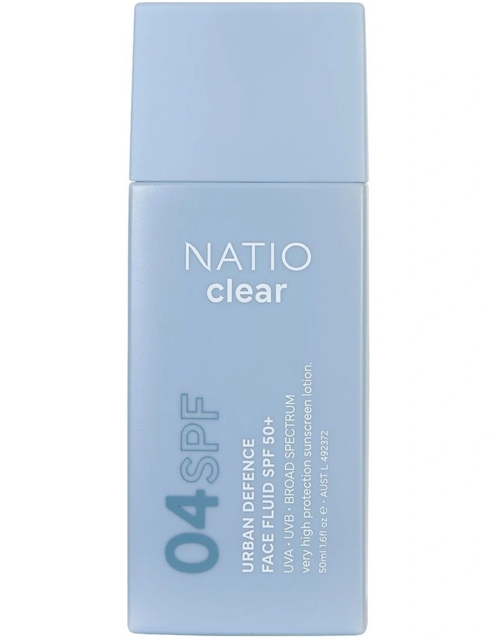Clear Urban Defence Face Fluid SPF 50 50ml image 1