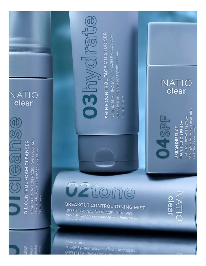 Clear Urban Defence Face Fluid SPF 50 50ml image 5