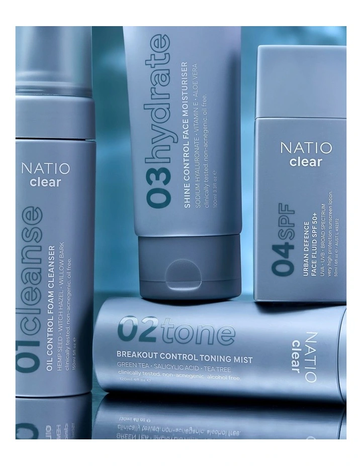 Clear Urban Defence Face Fluid SPF 50 50ml image 5