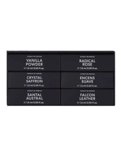 Extrait Sample Fragrance Set Of 6x1.5ml