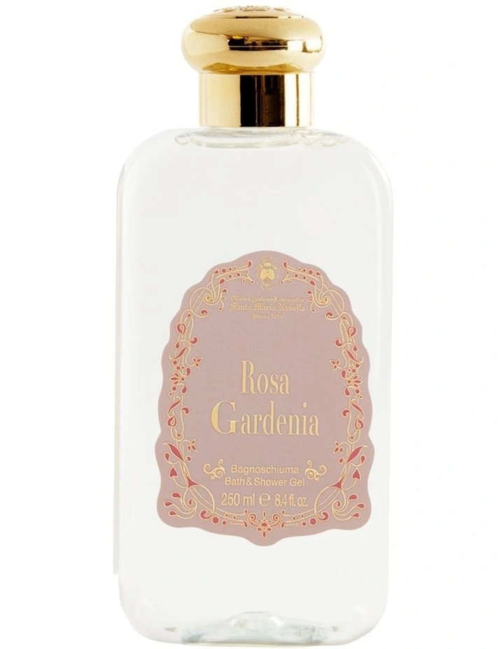 Rosa Gardenia Bath & Shower Gel 250ml PET image 1
