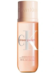 Sheer Peach Hair And Body Perfume Mist