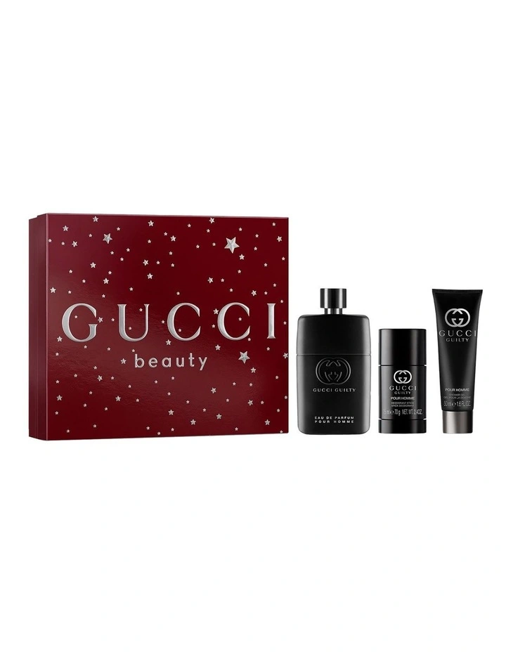 Guilty Pour Homme Eau de Parfum Trio Gift Set image 1