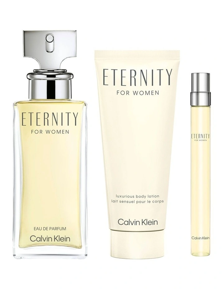 Eternity Eau De Parfum And Body Lotion Trio Gift Set image 2