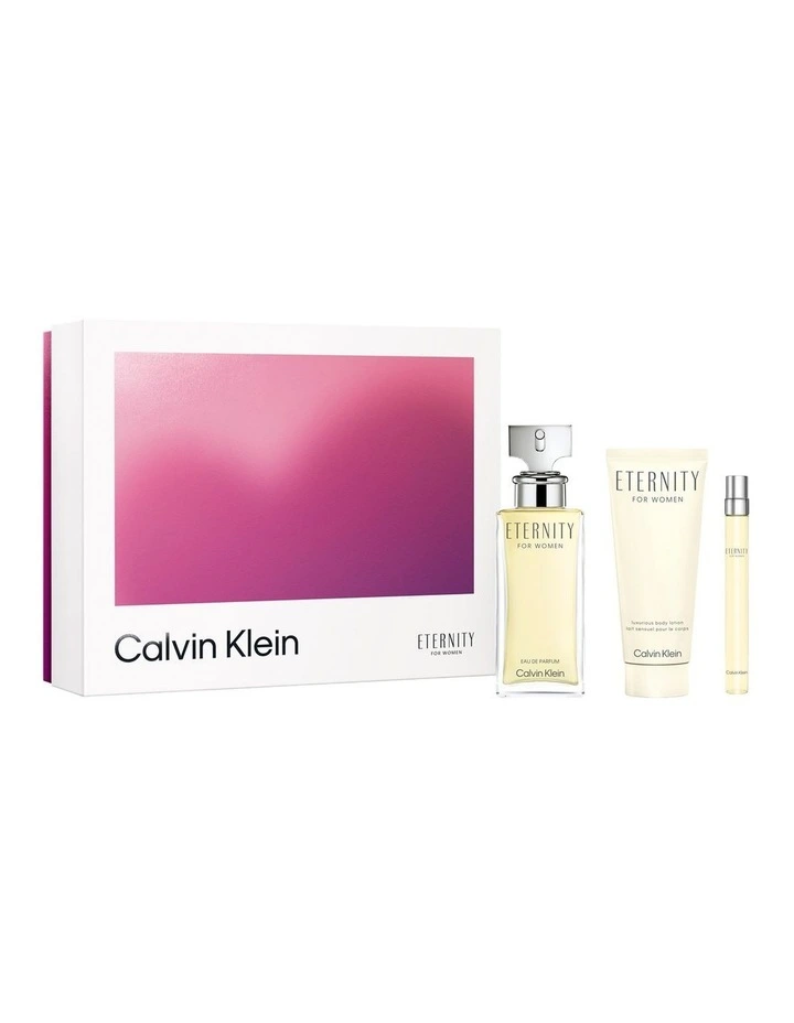 Eternity Eau De Parfum And Body Lotion Trio Gift Set image 1