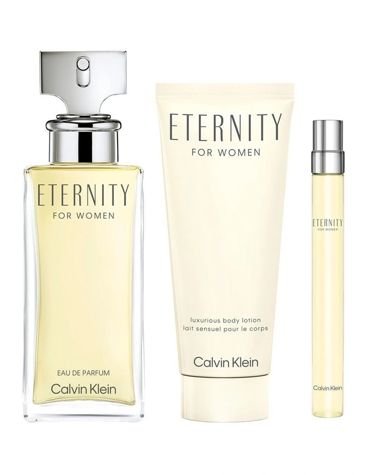 Eternity Eau De Parfum And Body Lotion Trio Gift Set image 2
