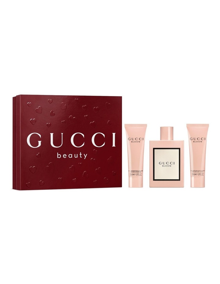 GUCCI Bloom Eau De Parfum Body Lotion And Shower Gel Trio Gift Set