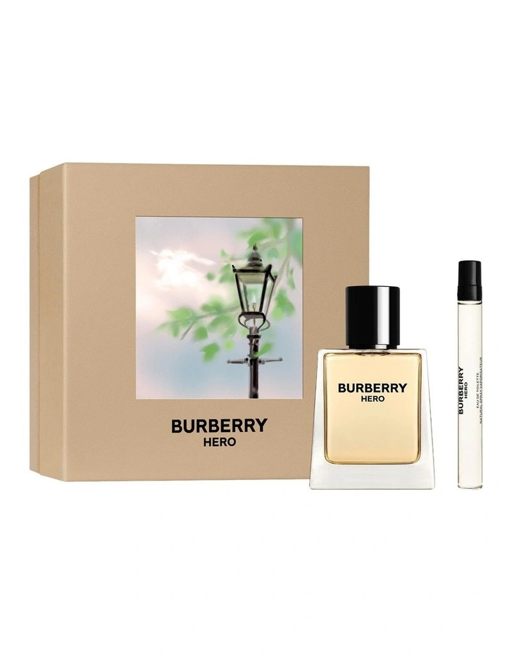Burberry Hero EDT 50ml Gift Set (Contains: EDT 50ml, Pen Spray 10ml) image 1