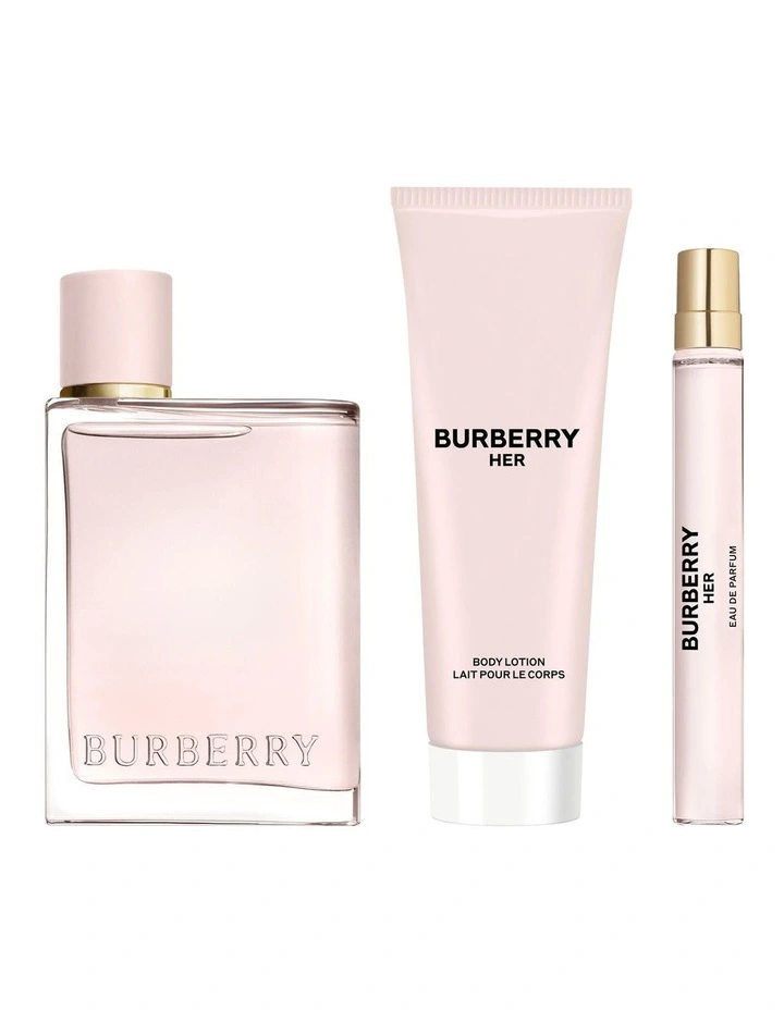Her Eau de Parfum for Women and Body Lotion Trio Gift Set image 2