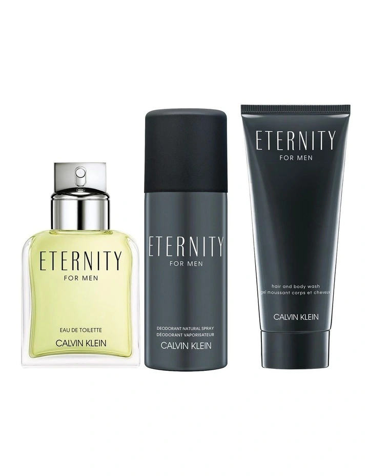 Calvin Klein Eternity Eau de Toilette, Deodorant and Shower Gel Trio Gift Set image 2