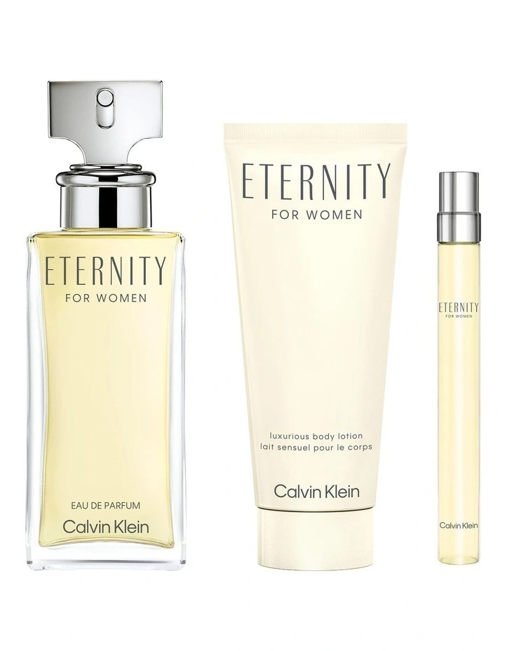 Calvin Klein Eternity Eau de Parfum and Body Lotion Trio Gift Set image 2