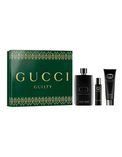 Gucci Guilty Pour Homme Eau de Parfum for Men and Shower Gel Trio Gift Set