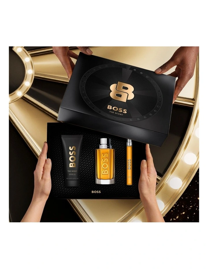 The Scent Eau de Toilette for Men and Shower Gel Trio Gift Set image 4
