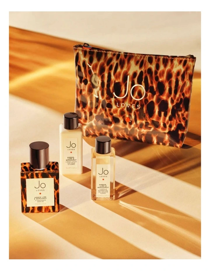 Amber Lime & Bergamot A Luxury Travel Collection 1 x 50ml + 2 x 75ml image 2