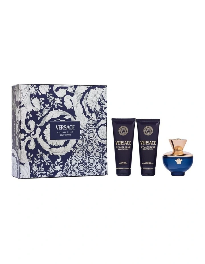 Dylan Blue Pour Femme Set (Eau De Parfum100ml + Shower Gel 100ml + Body Lotion 100ml + GWP) image 2