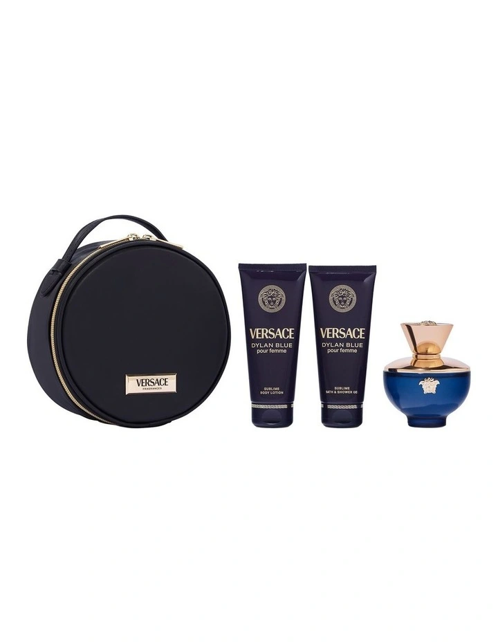 Dylan Blue Pour Femme Set (Eau De Parfum100ml + Shower Gel 100ml + Body Lotion 100ml + GWP) image 4