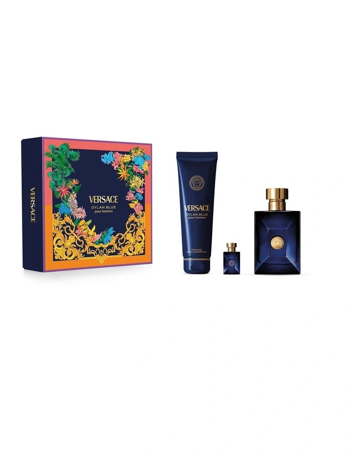 Dylan Blue Pour Homme EDT 100 ml Set (EDT 100ml & Bath & Shower Gel 150ml & 5ml) image 1