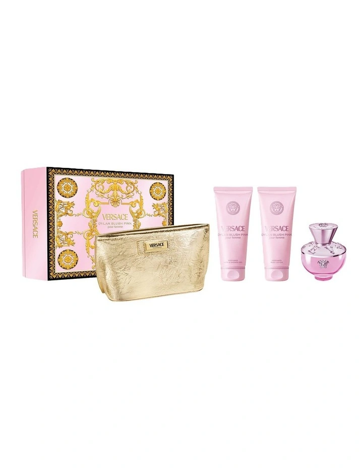 Dylan Blush Pink EDP 100ml Set (EDP 100ml & Bath & SG 100ml & BL 100ml Pouch GWP) image 1