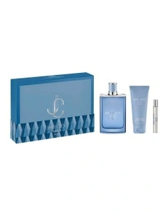 Jimmy Choo Man Aqua EDT Christmas Set (EDT 100ml   Shower Gel 100ml   EDT 7.5ml)