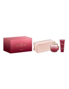 Coach Wild Rose EDP Christmas Gift Set (EDP 90ml   Body Lotion 100ml   Toiletry Pouch)