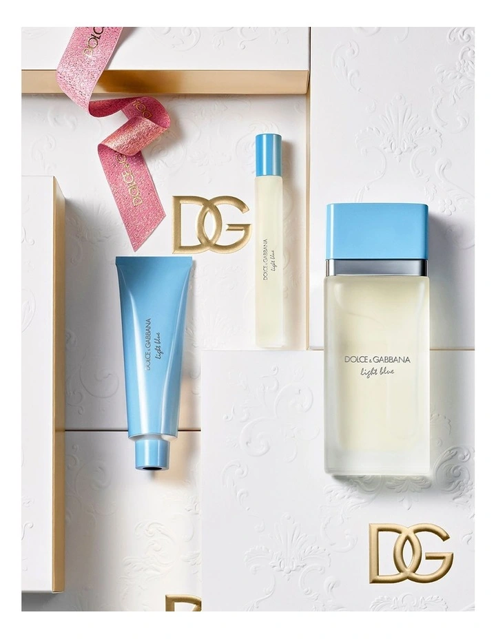 Light Blue Eau de Toilette 100ml + Body Lotion 50ml + Eau de Toilette 10ml Set image 2