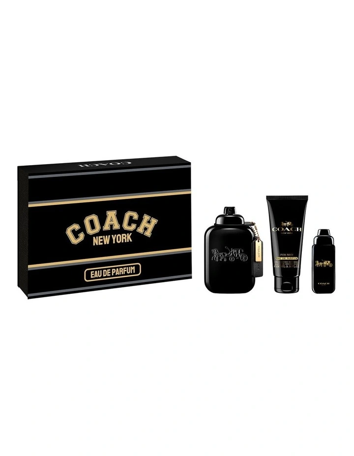 Coach For Men EDP Christmas Gift Set (EDP 100ml Shower Gel 100ml EDP 15ml) image 1