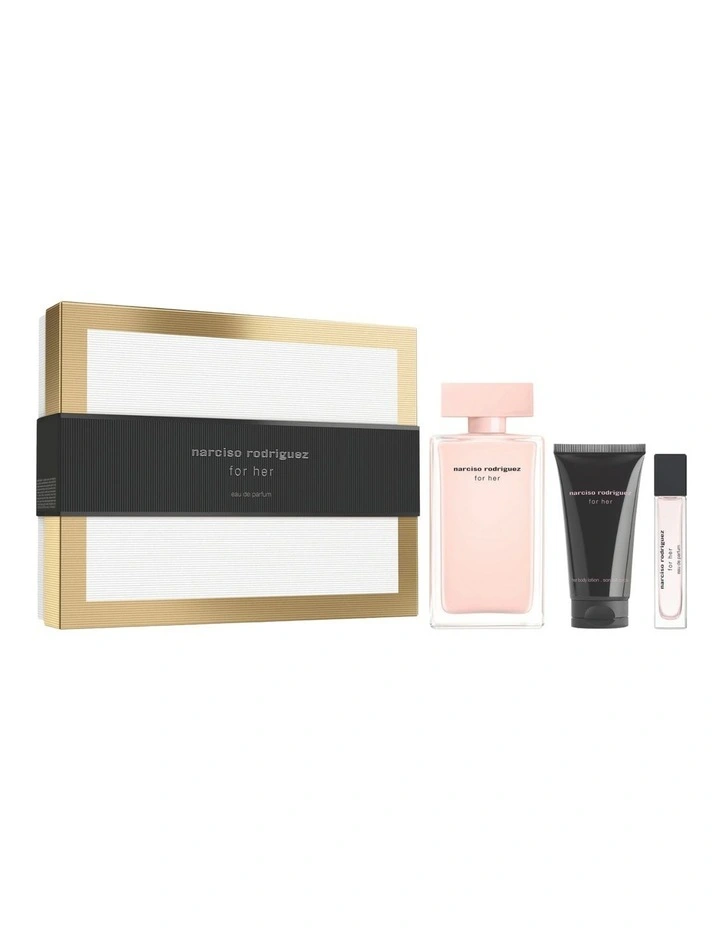 For Her Eau de Parfum Gift Set (EDP 100ml Body Lotion 50ml Purse Spray EDP 10ml) image 1