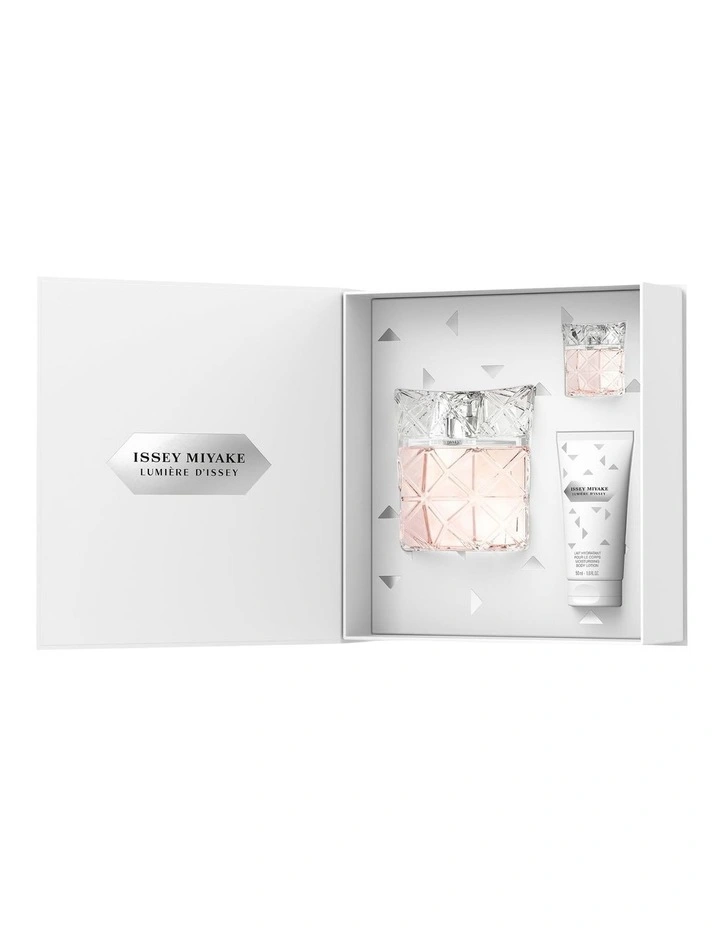 Lumiere d'Issey 100ml Set (100ml EDP 50ml Body Lotion 7.5ml Miniature EDP) image 2