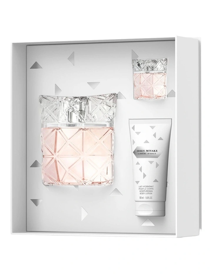 Lumiere d'Issey 100ml Set (100ml EDP 50ml Body Lotion 7.5ml Miniature EDP) image 3