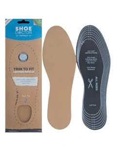 Trim To Fit Leather Insoles in Multi