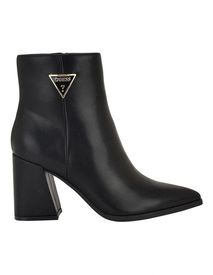 Lusia Heeled Ankle Boot in Black image 1