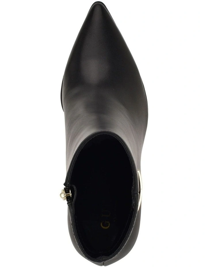 Lusia Heeled Ankle Boot in Black image 5