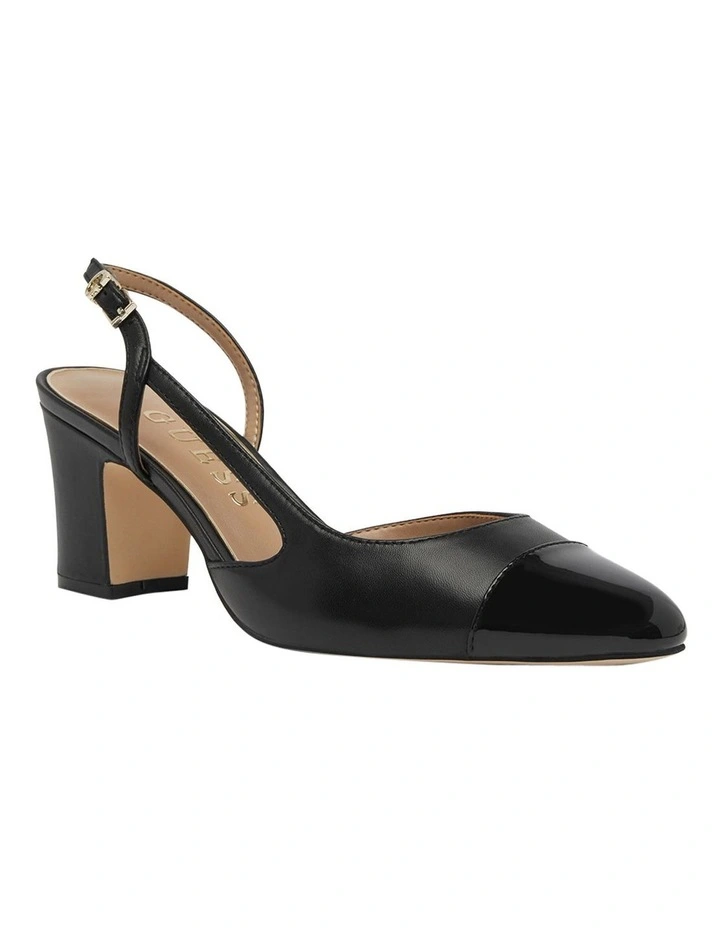 Loisa Block Heels in Black image 2