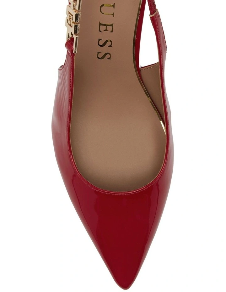 Nassha 2 Slingback Heel in Red image 4