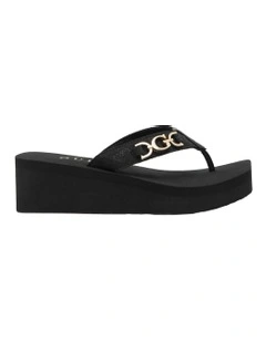 Edany2 Platform Sandal in Black