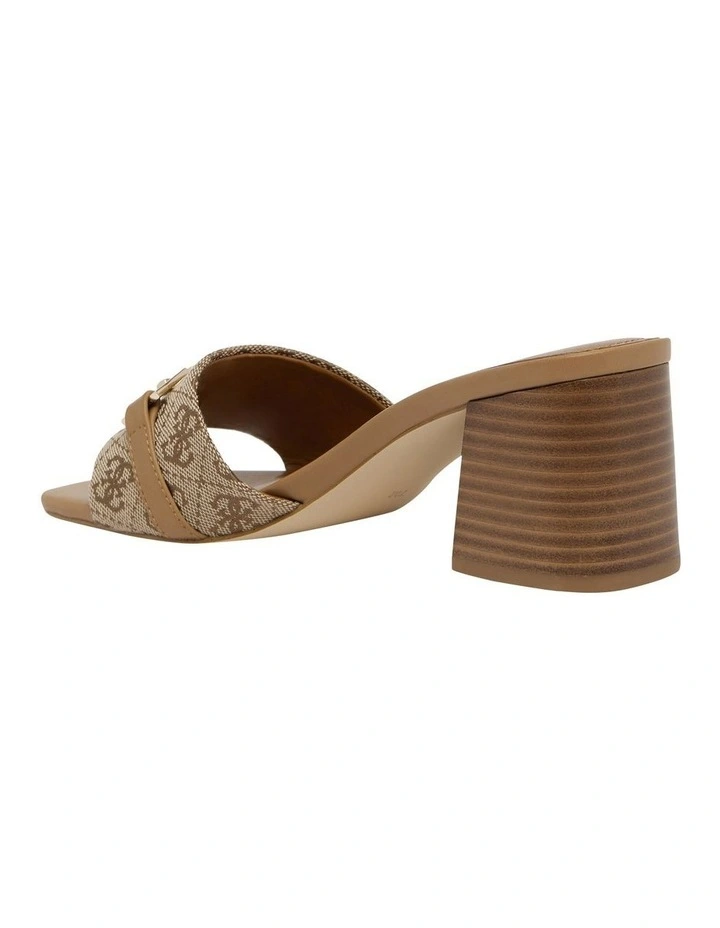 Gallory Mules in Brown Monogram image 3