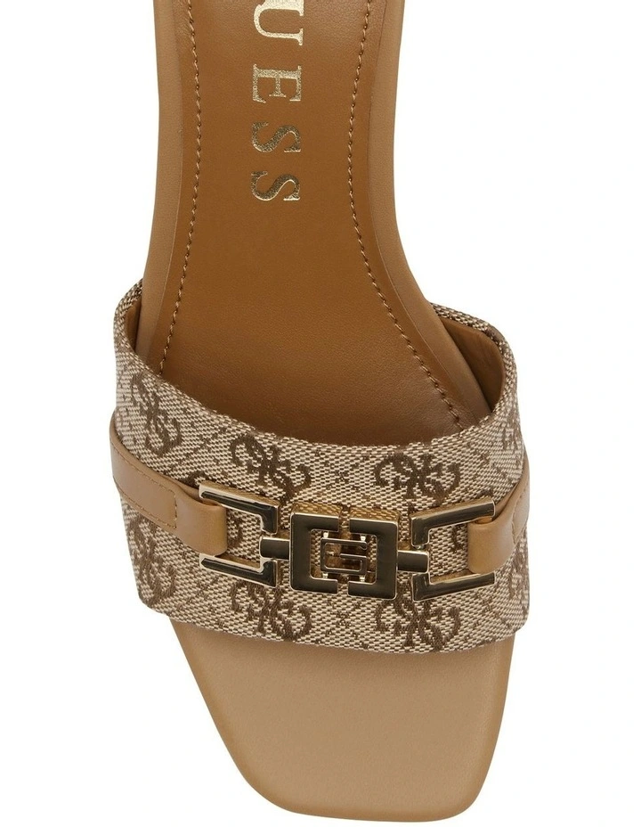 Gallory Mules in Brown Monogram image 4
