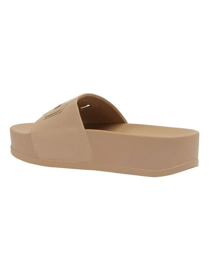 Dreya Platform Sandals in Nude Gold image 3